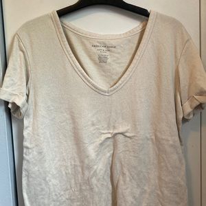american eagle white short sleeve